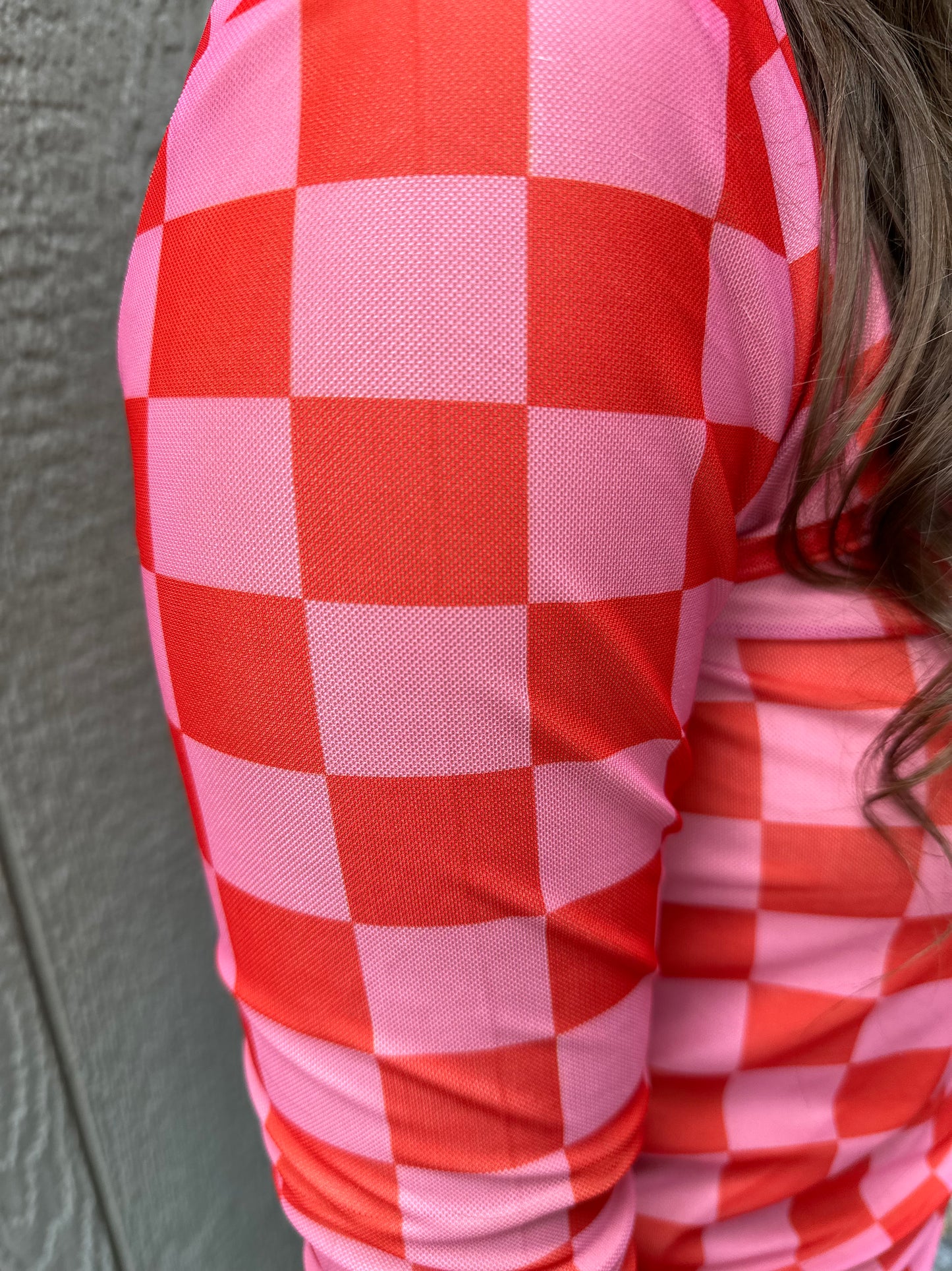 Pink Checkered