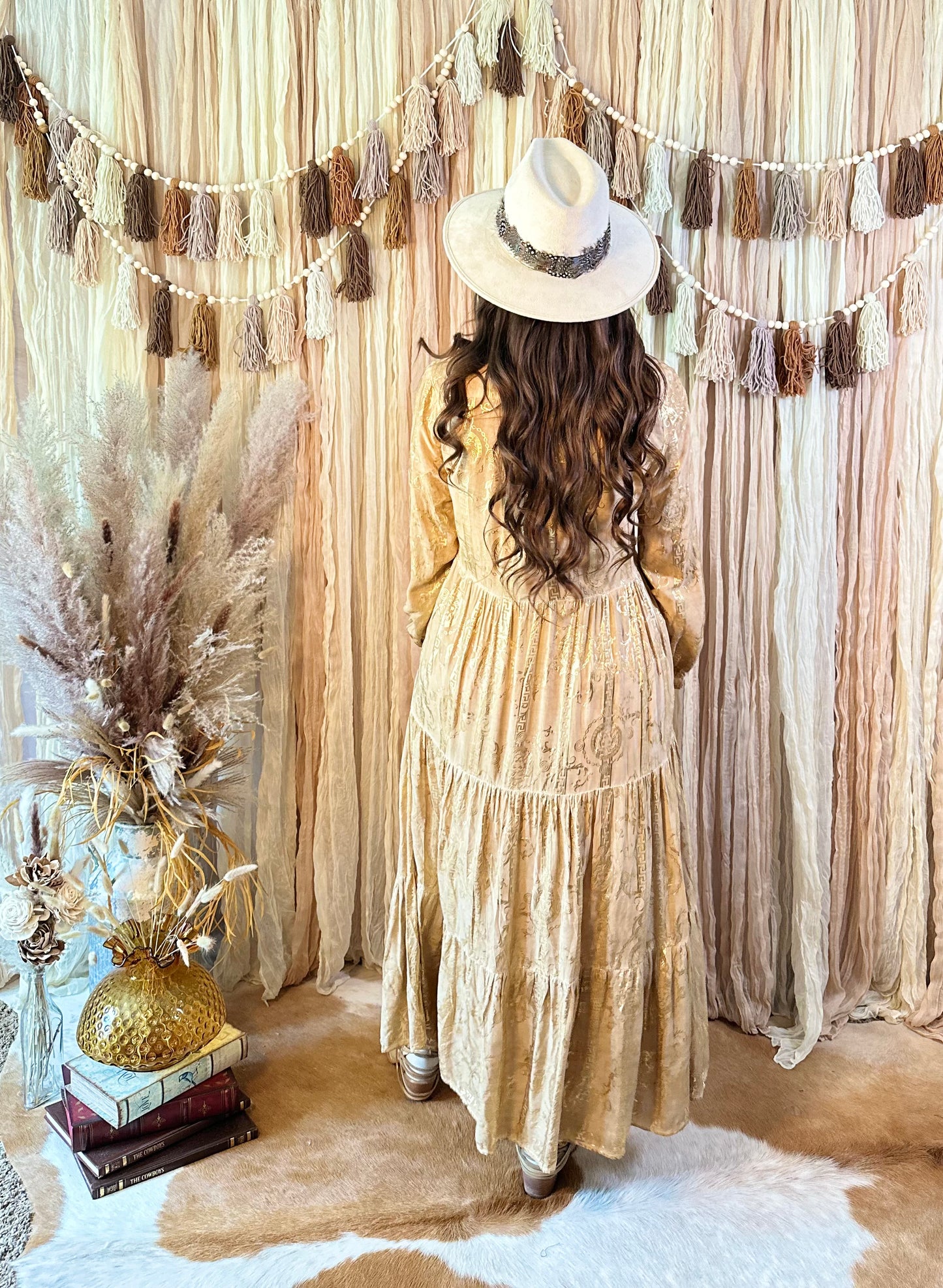 Vintage Gold Dress